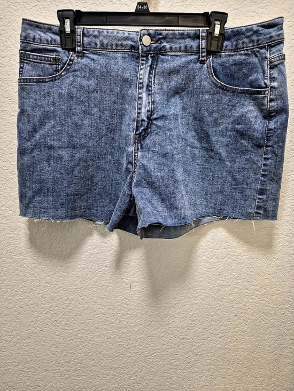 Denim Jean Shorts Waist 24 Blue